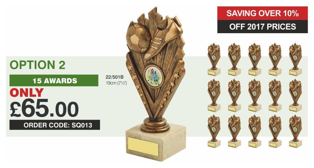 ETCFBPACK005 Essex Trophy Centre